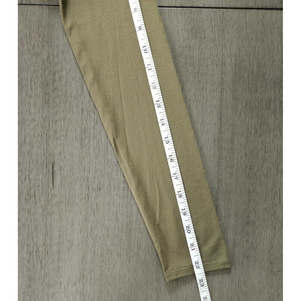 Eileen Fisher Soft Fine Jersey Asymmetric Hem Top XS Green Tunic Lagenlook - Picture 5 of 8
